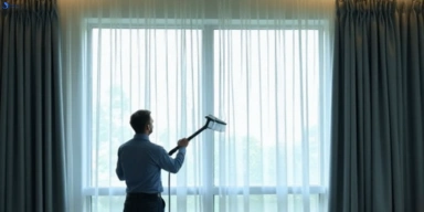 Commercial curtain stain removal service dinmore hotels offices restaurants