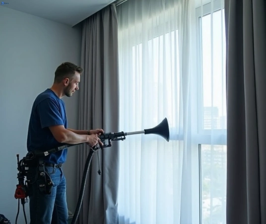 Professional curtain stain removal process equipment Matty Curtain Cleaning dinmore